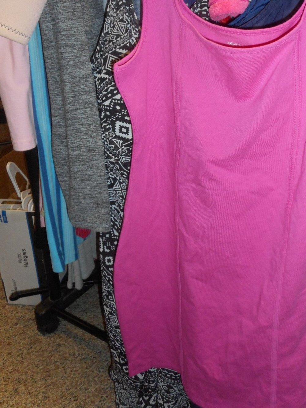 WILD FABLE: girl's mini dress, color magenta (I hope I got that right) sz L